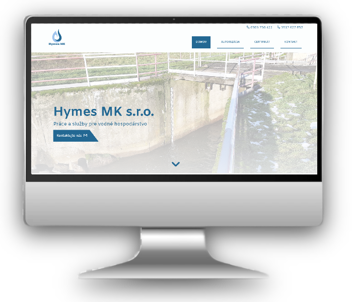 Nová prezentačná webstránka pre spoločnosť Hymes MK s.r.o